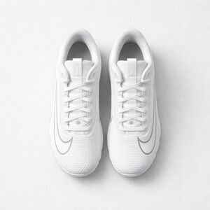 White Athletic Cleats Nike Vapor Edge Shark Youth 4.5sx